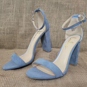 Lulu's Blue Heels Sz 6.5
